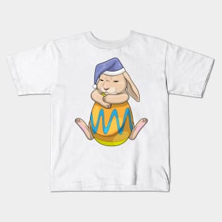 Bunny Easter Sleeping Easter egg Kids T-Shirt